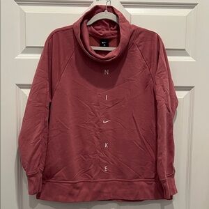 Nike Women's Cowl Neck Sweater in Rose - M